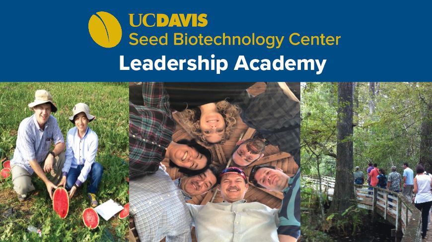 Leadership course banner graphic with students and instructor pictured