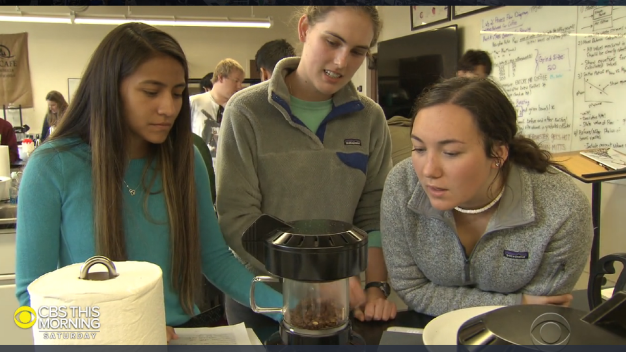 Featured on CBS News: UC Davis coffee researchers Juan Medrano and Allen Van Deynze (SBC Director)